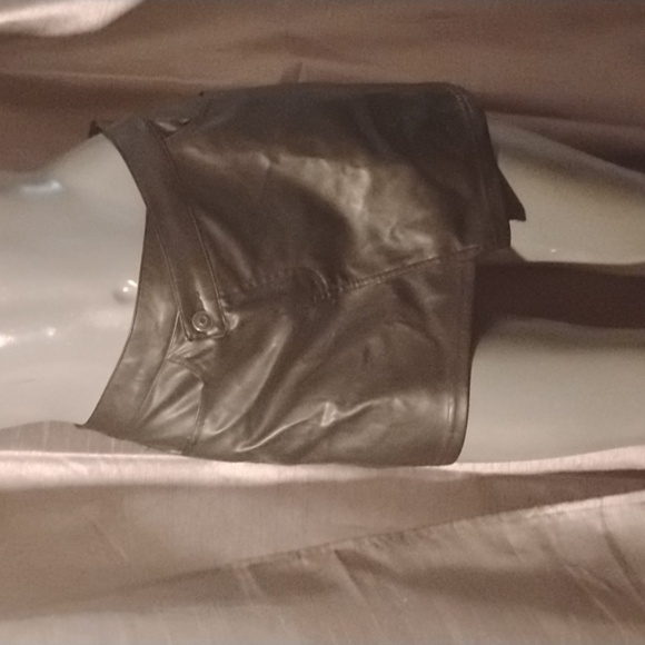 Shien half top & Future Collective leather skirt - Picture 3 of 5